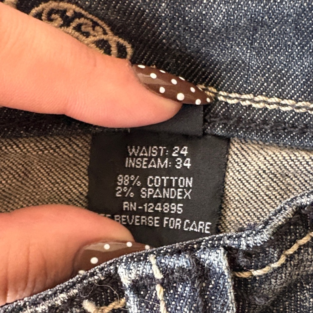 Sinful Dark Wash Denim Jeans - Picture 3 of 4